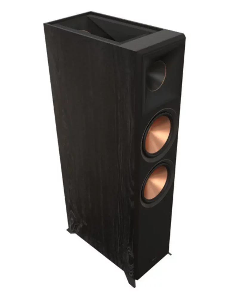 KLIPSCH Série Reference 2 Voies, Double 8 po Haut-Parleurs Colonnes / Tours avec Module Atmos Couleur Noir Ébène (RP8060) (Paire)