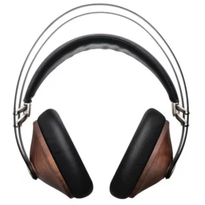 MEZE Casque Filaire Supra-Auriculaire en Bois Véritable Couleur Noyer / Finition Argentée (99 CLASSICS)