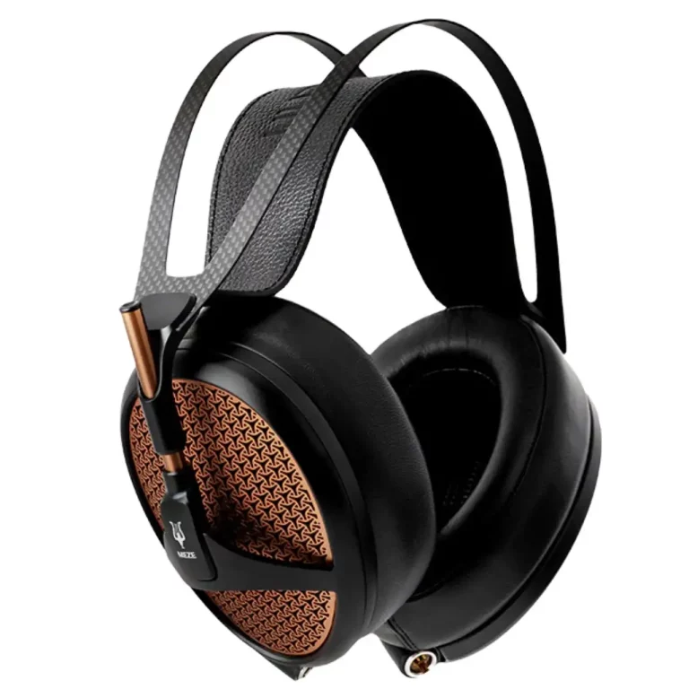 MEZE Casque Filaire Supra-Auriculaire Haut de Gamme avec Prise Jack 3,5 mm Couleur Noir / Cuivre (EMPYREAN)