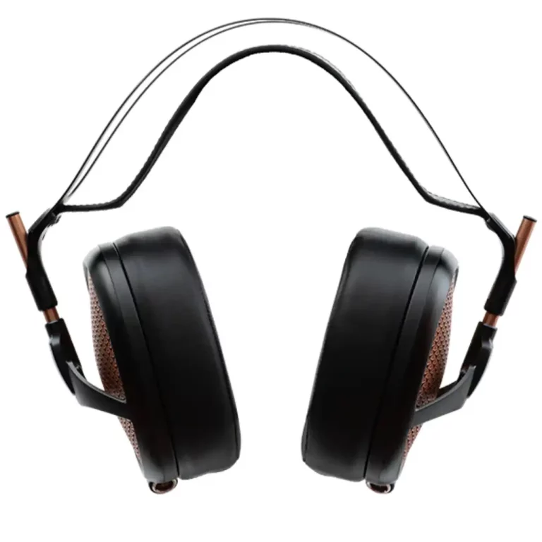 MEZE Casque Filaire Supra-Auriculaire Haut de Gamme avec Broche XLR Couleur Noir/Cuivre (EMPYREAN)