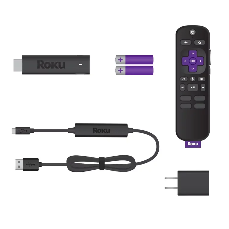 Roku Clé de Diffusion 4K HD HDR Lecteurs Multimédias avec Télécommande (3820CA)