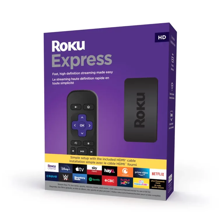 Roku Express 1080p Lecteur de Streaming HD avec Télécommande (3930CA)