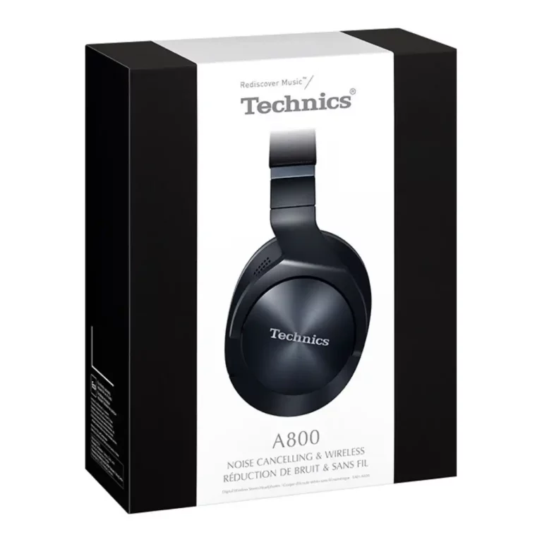 Technics Noise Cancelling Over-Ear Headphone Color Black (EAH-A800)