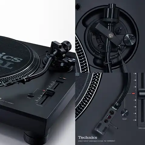 Technics SL-1200M7 Édition 50e anniversaire Système de Platine Vinyle à  Entraînement Direct Couleur Or