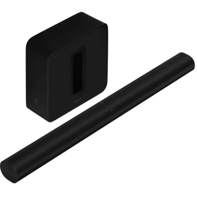 SONOS ARC Barre de Son + SONOS Caisson de Basses G3 Couleur Noir (PKARCSUBBK)