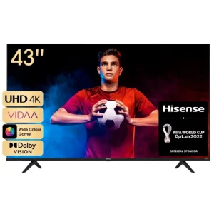 HISENSE 43″ ULED ™ 4K ULTRA HD VIDAA TV (43A7GV)