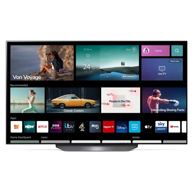 LG 65 po B2 OLED 4K IA ThinQ® + Téléviseur Intelligent