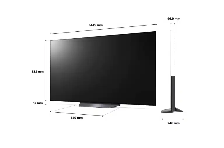 LG 65 po B2 OLED 4K IA ThinQ® + Téléviseur Intelligent