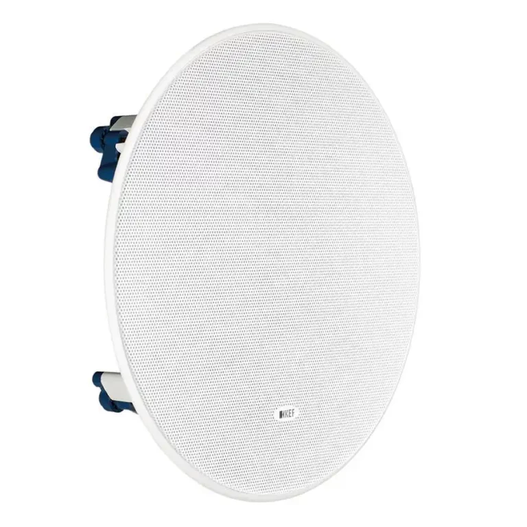 KEF In Ceiling / In Wall Speakers UTB™ Ultra Thin Bezel + Magnetic Grilles Color White(CI200ER)