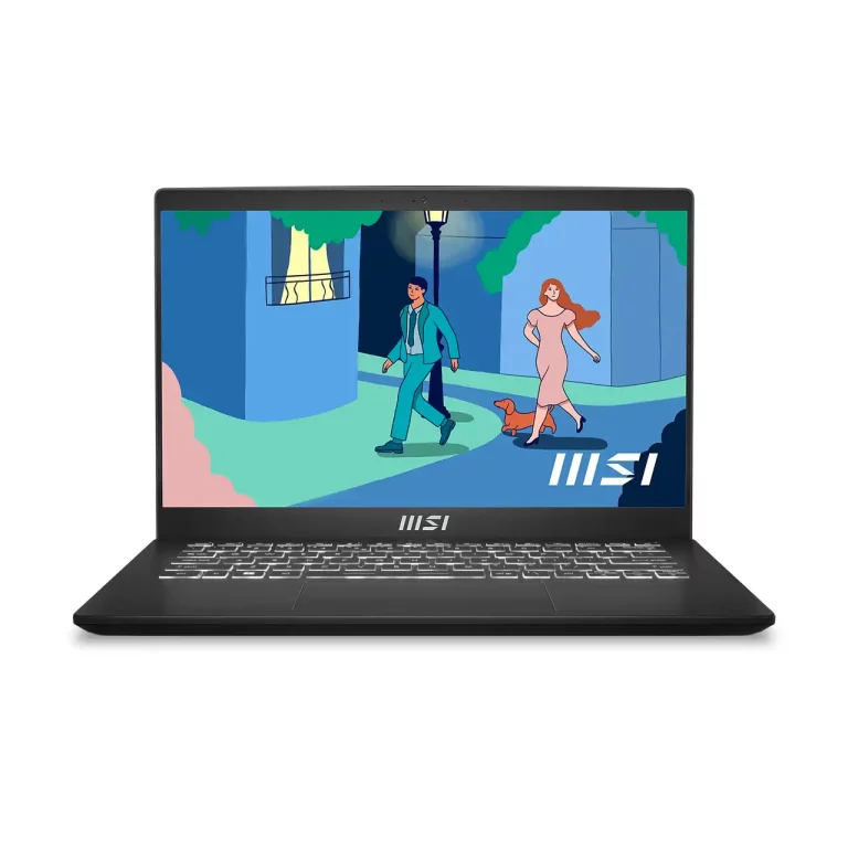 MSI Ordinateur Portable Modern 14 po C12M 12e Gén Intel® Core™ i5-1235U processeur Couleur noire