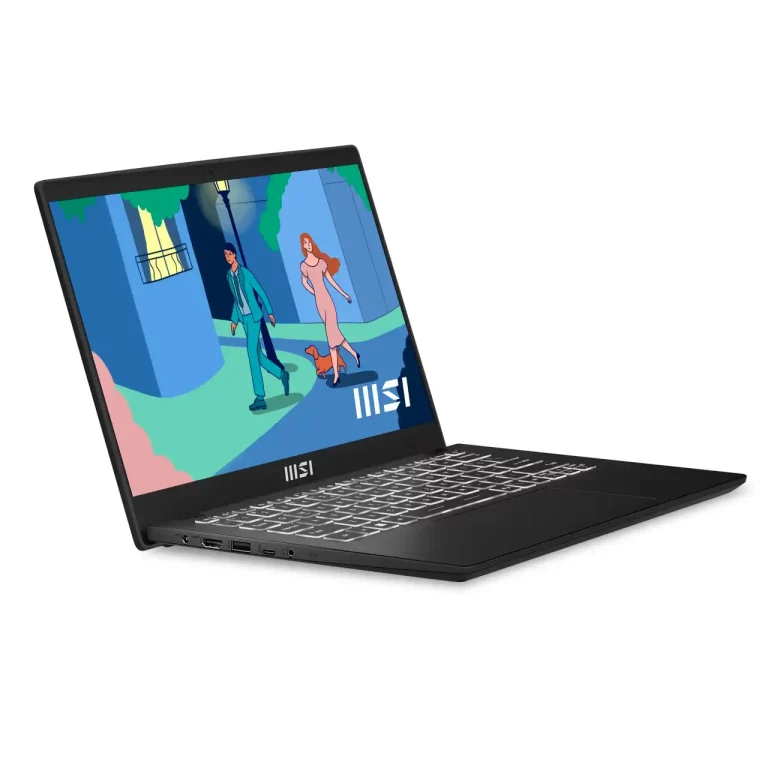 MSI Ordinateur Portable Modern 14 po C12M 12e Gén Intel® Core™ i5-1235U processeur Couleur noire