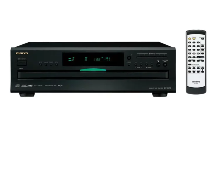 Onkyo DXC390 6 Disc Carousel CD Changer Black (DX-C390)