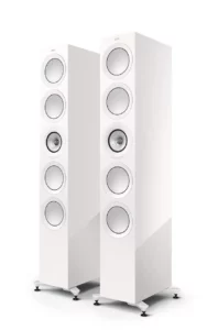 Kef R11 Meta Floor Standing Speakers Gloss White Pair (R11 Meta Gloss White)