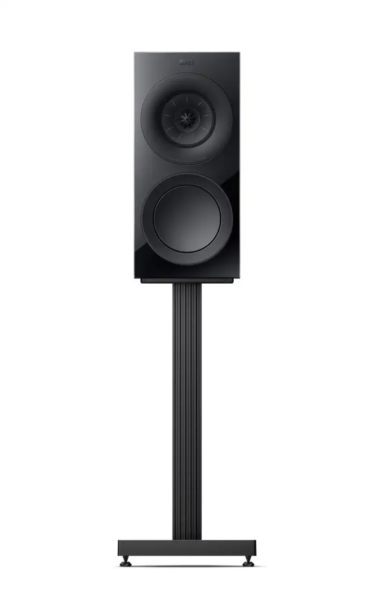 Kef R3 Meta Enceintes d'étagère Noir Paire (R3 Meta Noir Brillant)