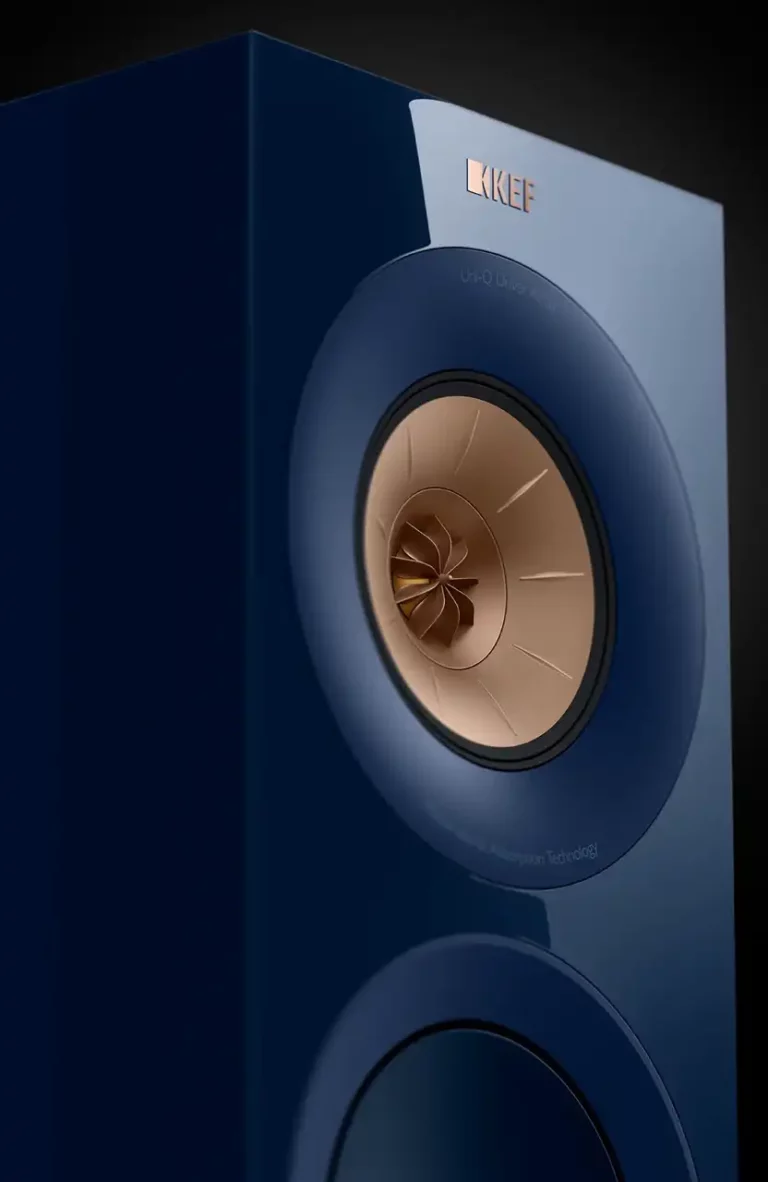 Kef R3 Meta Enceintes d'étagère Indigo Paire (R3 Meta Indigo)