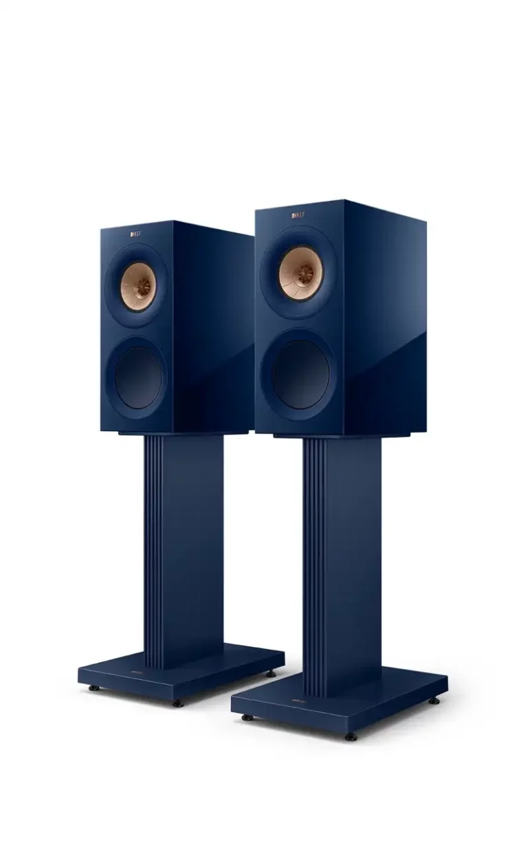 Kef R3 Meta Enceintes d'étagère Indigo Paire (R3 Meta Indigo)