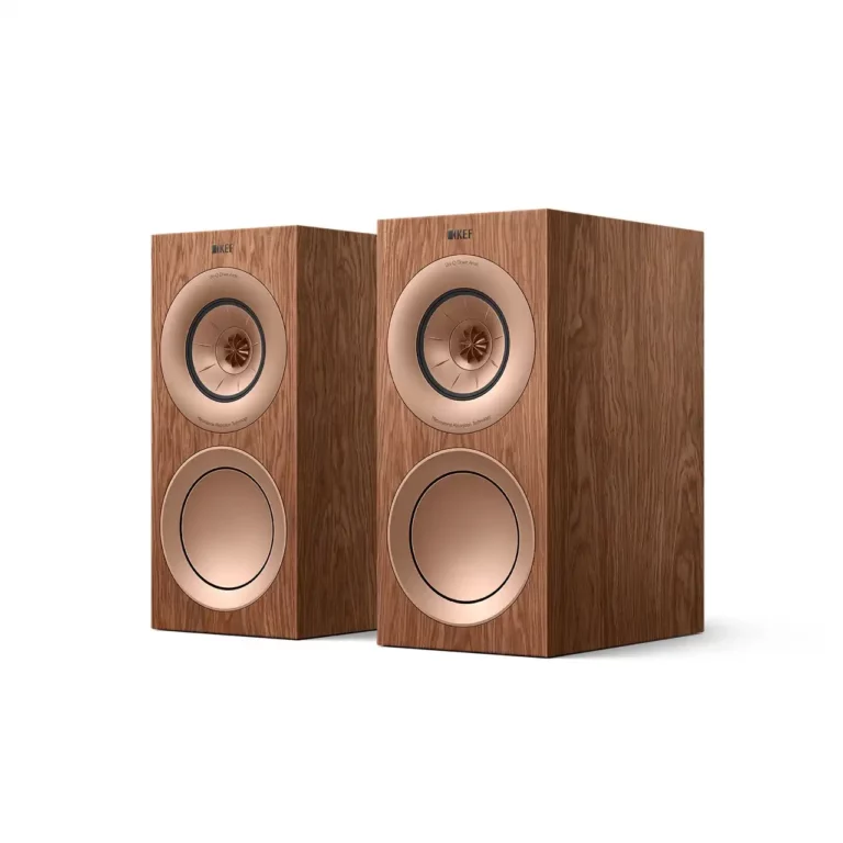 Kef R3 Meta Enceintes d'étagère Noyer Paire (R3 Meta Noyer Américain)