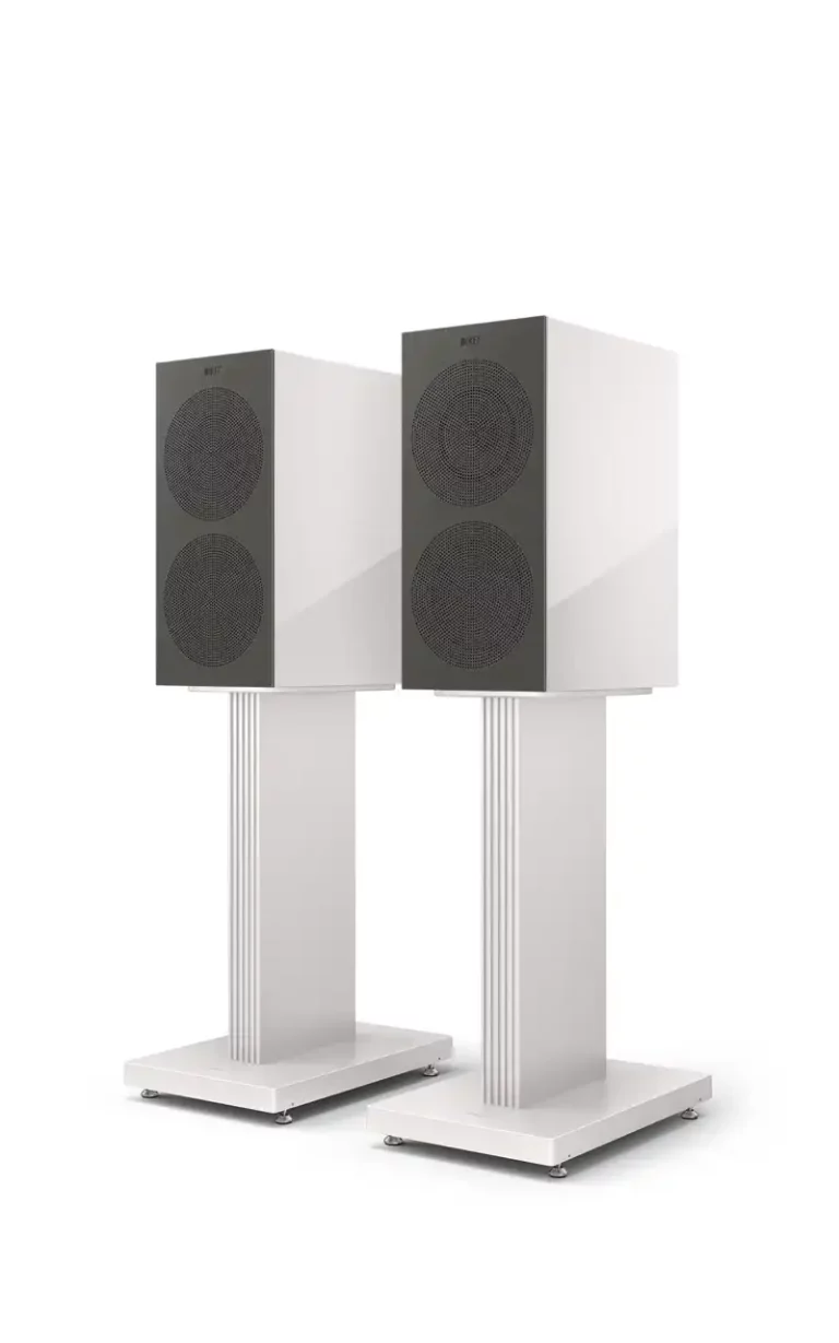 Kef R3 Meta Enceintes d'étagère Blanc Paire (R3 Meta Blanc Brillant)