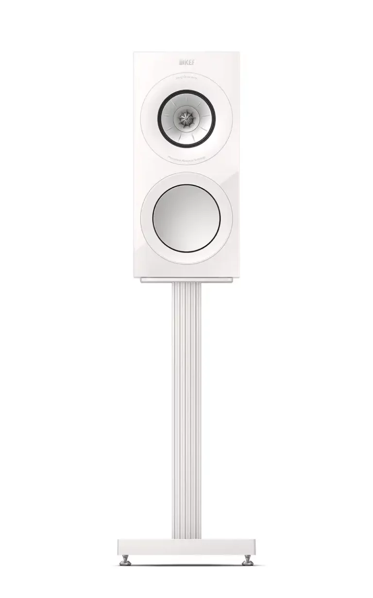 Kef R3 Meta Enceintes d'étagère Blanc Paire (R3 Meta Blanc Brillant)