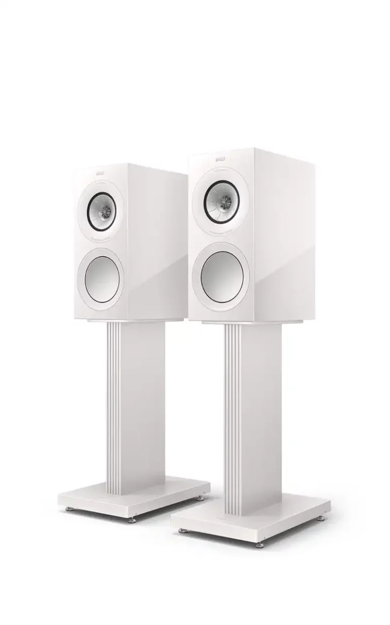 Kef R3 Meta Enceintes d'étagère Blanc Paire (R3 Meta Blanc Brillant)