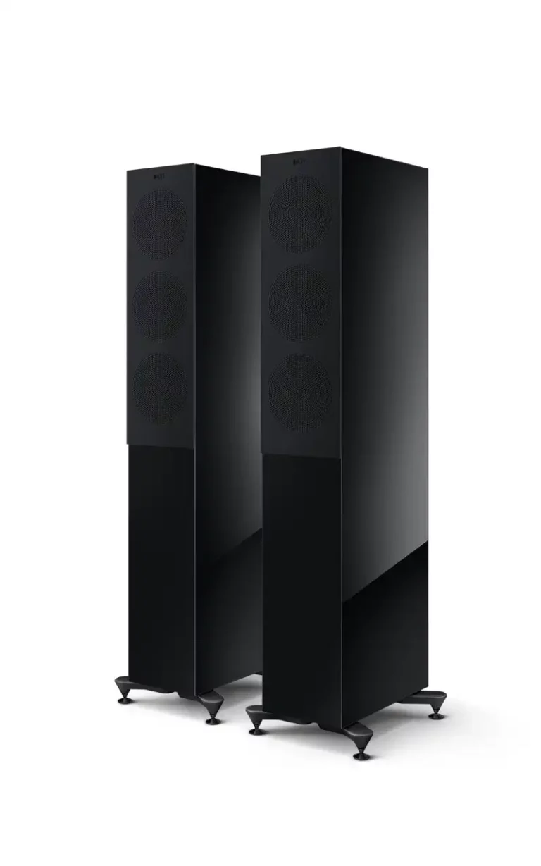 Kef R5 Meta Enceintes Colonnes Noir Paire (R5 Meta Noir Brillant)