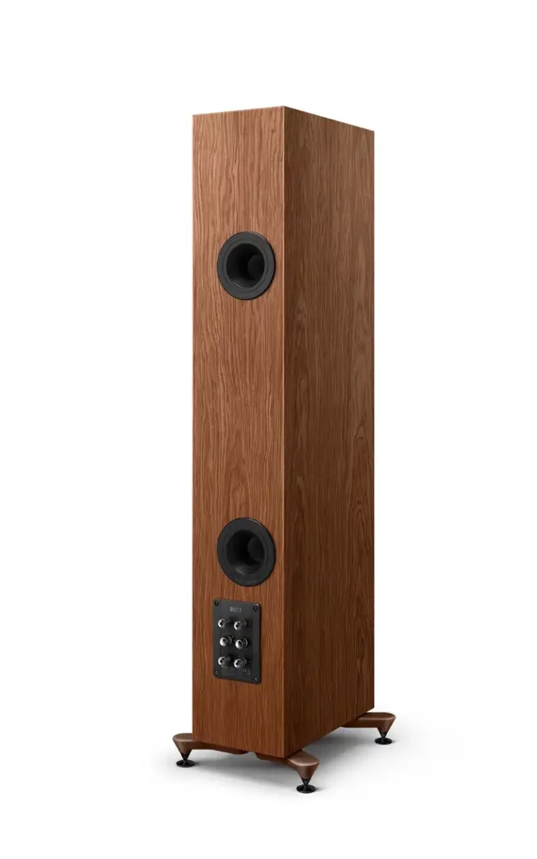 Kef R5 Meta Floor Standing Speakers Gloss American Walnut (R5 Meta American Walnut) (Pair)