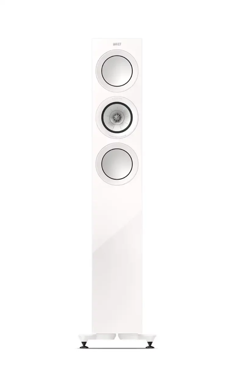 Kef R5 Meta Enceintes Colonnes Blanc Paire (R5 Meta Blanc Brillant)