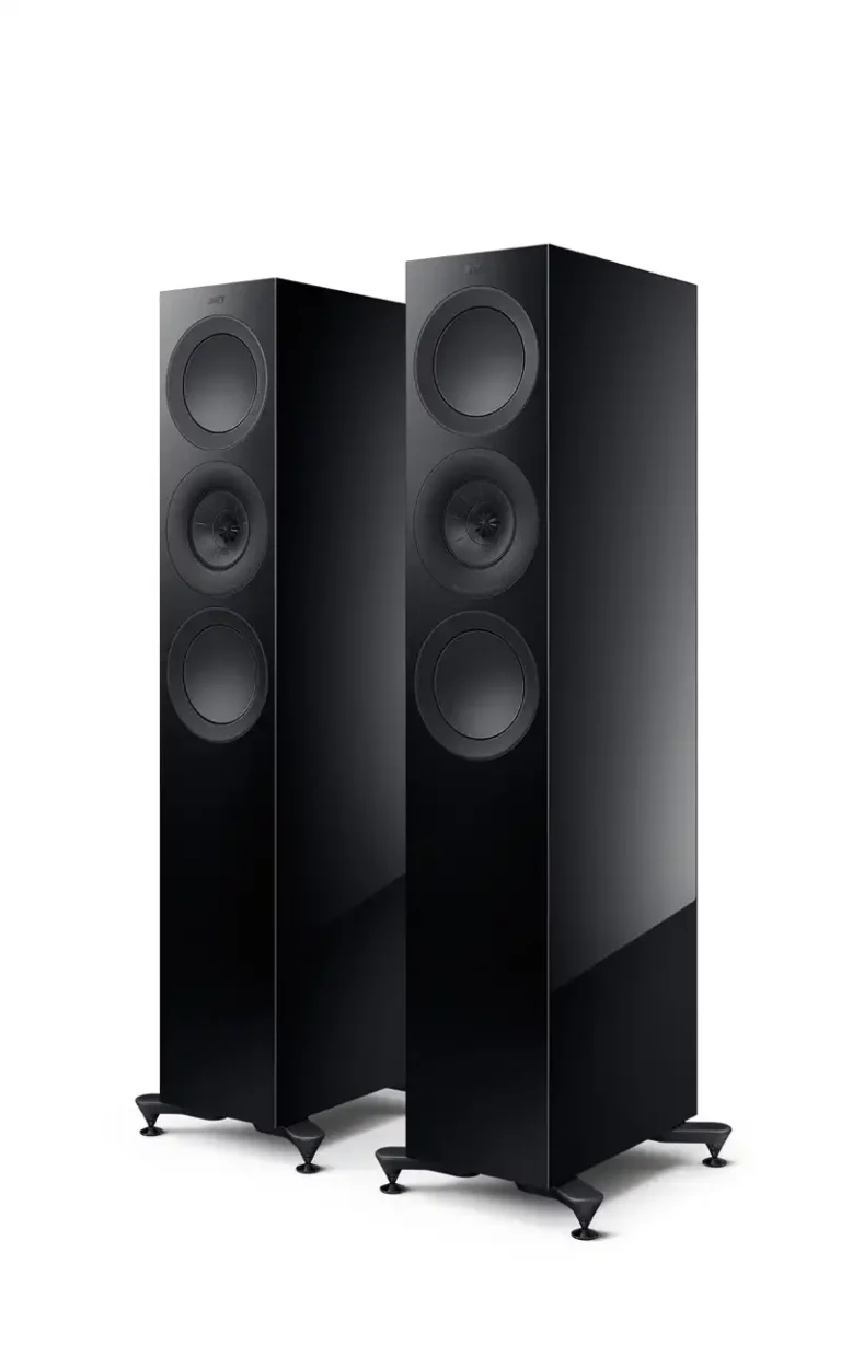 Kef R7 Meta Enceintes Colonnes Noir Paire (R7 Meta Noir Brillant)