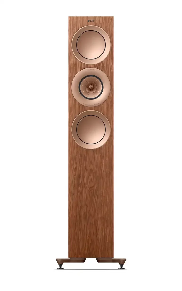 Kef R7 Meta Enceintes Colonnes Noyer Paire (R7 Meta Noyer Américain)