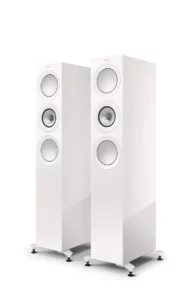 Kef R7 Meta Enceintes Colonnes Blanc Brillant Paire (R7 Meta Blanc Brillant)