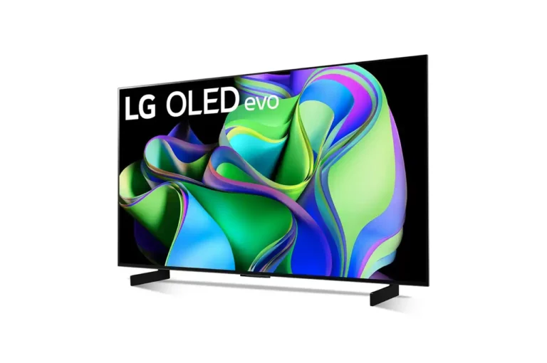 LG 42 po C3 Gallery OLED 4K UHD HDR WebOS Téléviseur Intelligent avec ThinQ (OLED42C3PUA)