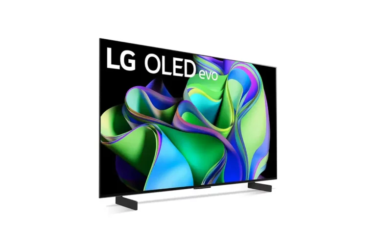 LG 42 po C3 Gallery OLED 4K UHD HDR WebOS Téléviseur Intelligent avec ThinQ (OLED42C3PUA)