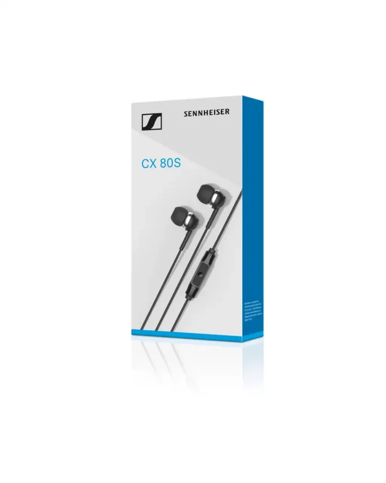 Sennheiser CX80S Casque Intra-auriculaire avec Télécommande Intégré (CX80S)