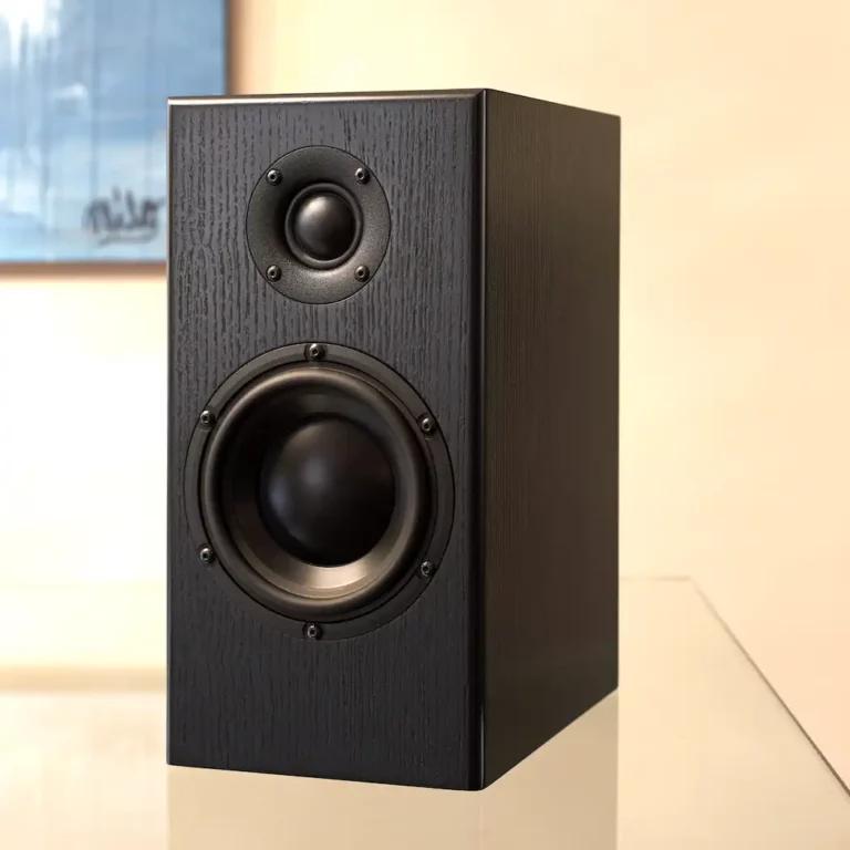 Totem Bison Bookshelf Black Ash Speakers (Pair)