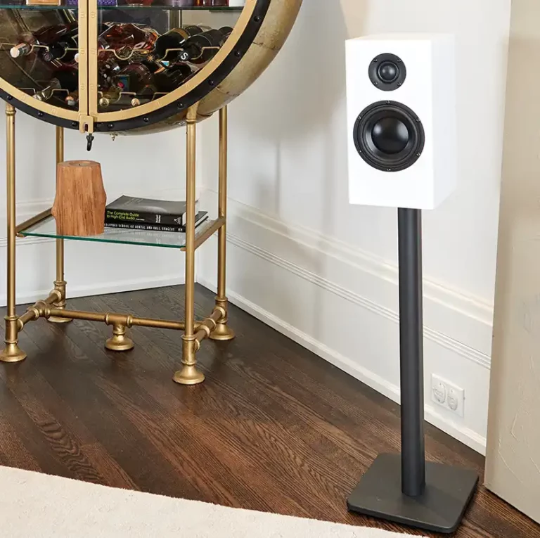 Totem Bison Bookshelf Satin White Speakers (Pair)