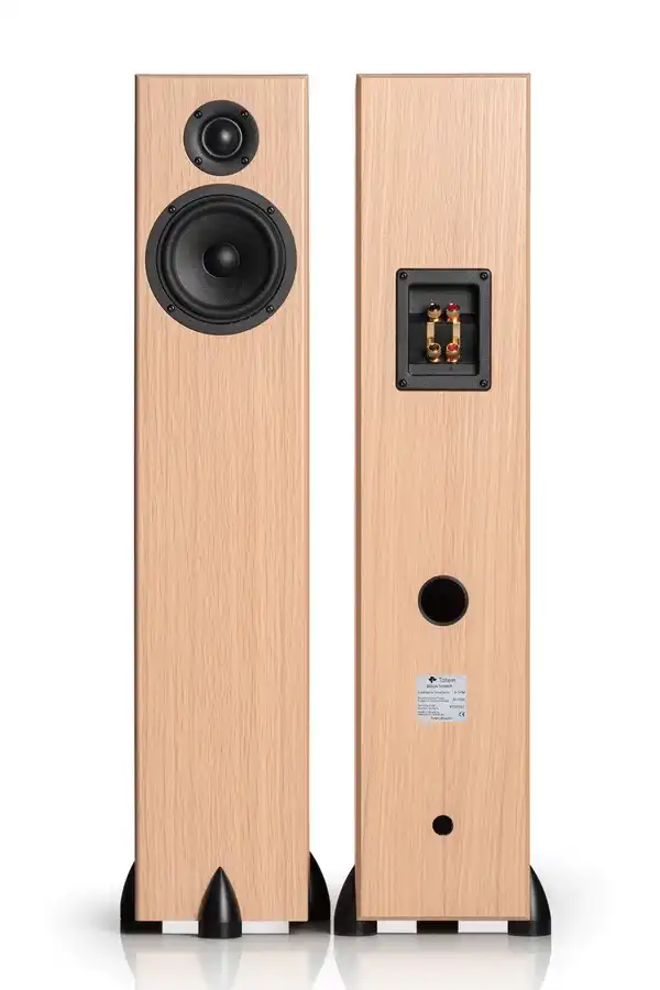 Totem Bison Tower White Oak Speakers (Pair)