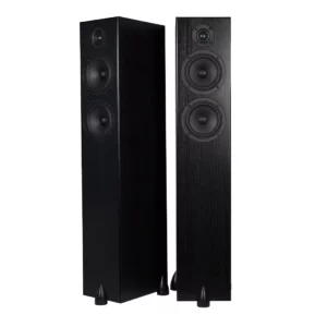 Totem Bison Twin Tower Black Ash Speakers (Pair)