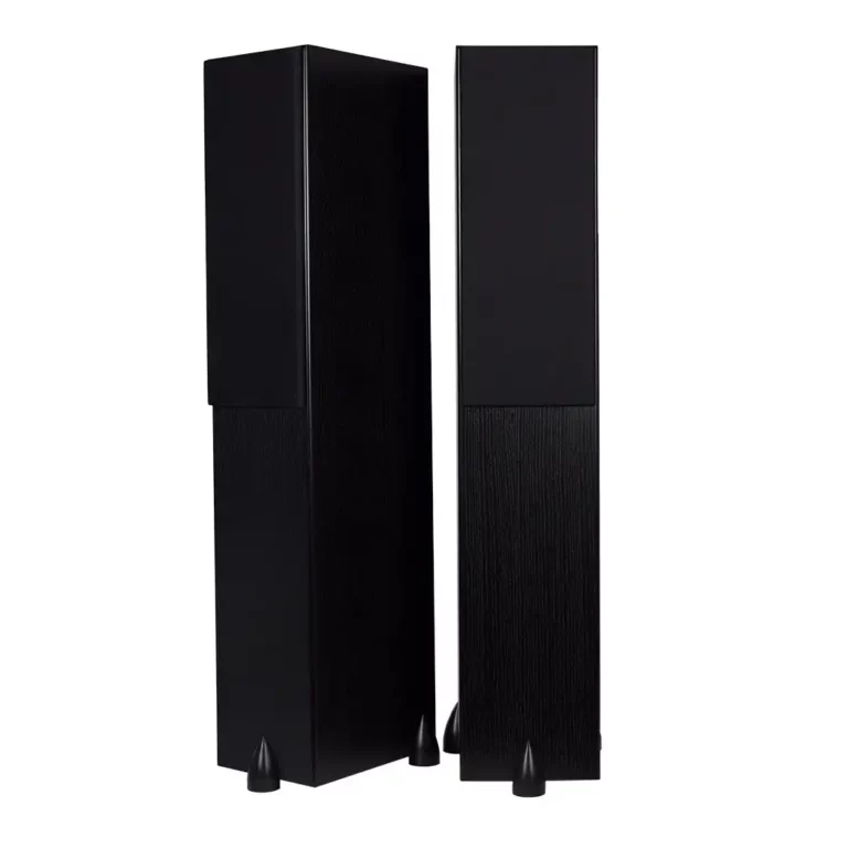Totem Bison Twin Tower Black Ash Speakers (Pair)