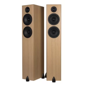 Totem Bison Twin Tower White Oak Speakers (Pair)