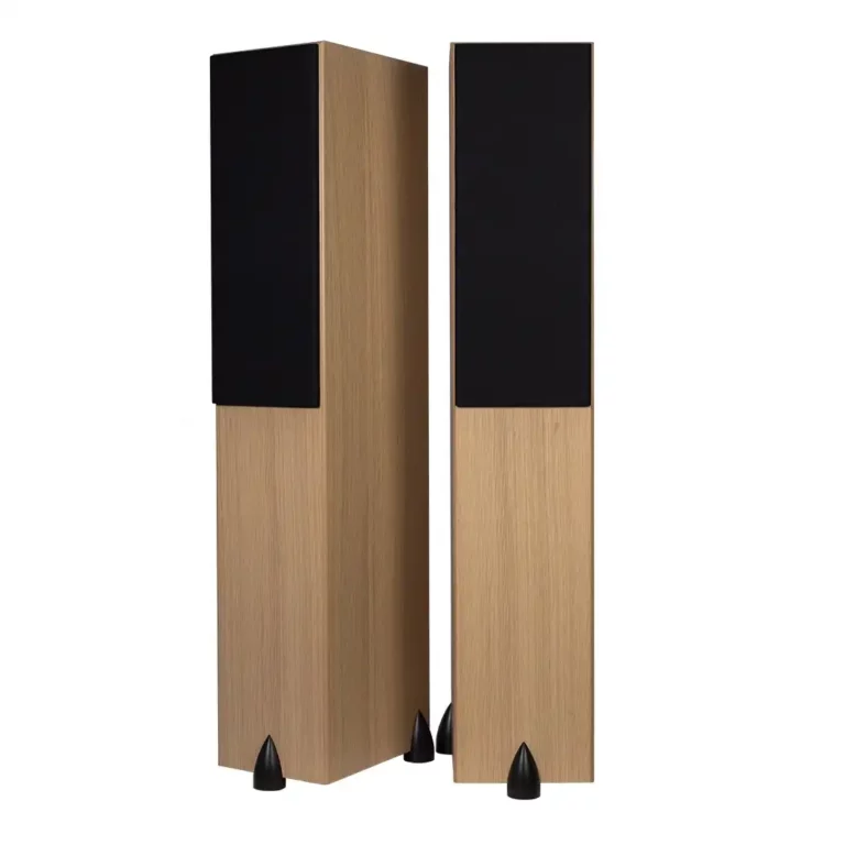 Totem Bison Twin Tower White Oak Speakers (Pair)