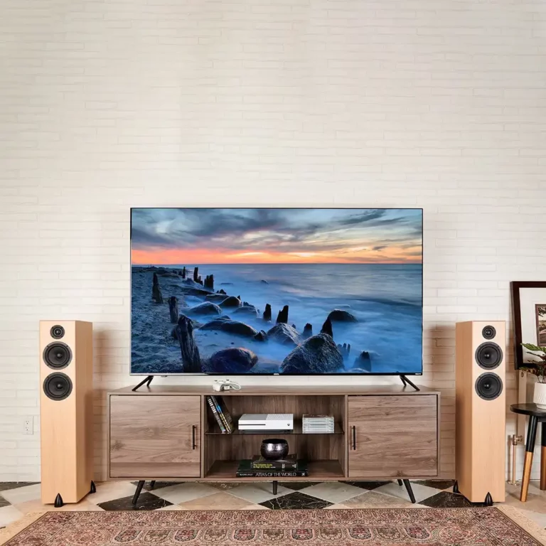 Totem Bison Twin Tower White Oak Speakers (Pair)