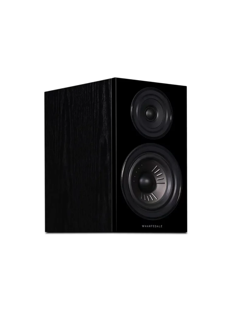 Wharfedale Diamond 12.2 d'Etagère Colonnes en Frêne Noir Paire