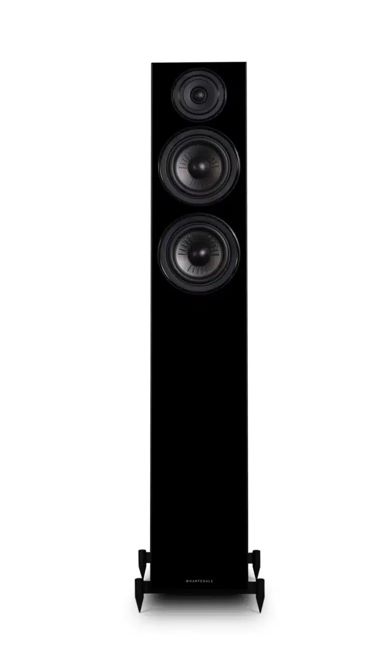 Wharfedale Diamond 12.4 d'Enceintes Colonnes en Frêne Noir Paire