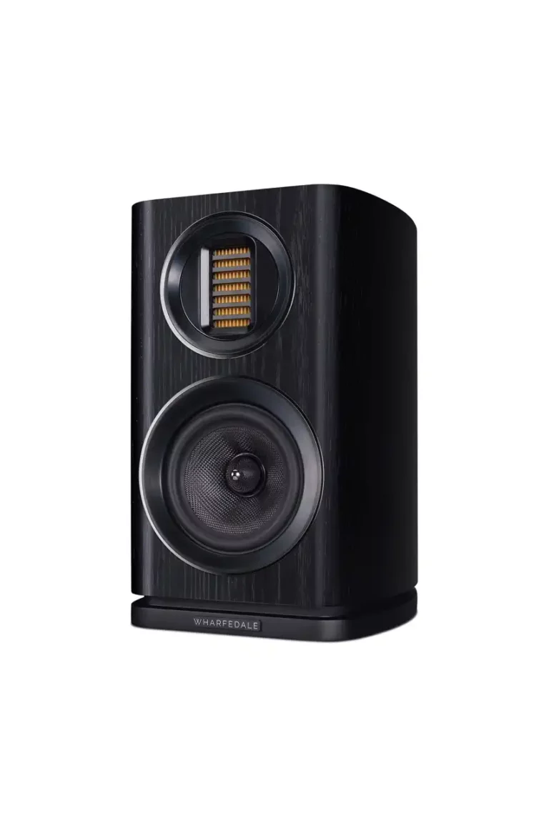 Wharfedale EVO 4.1 Enceintes d'Étagère en Chêne Noir Paire