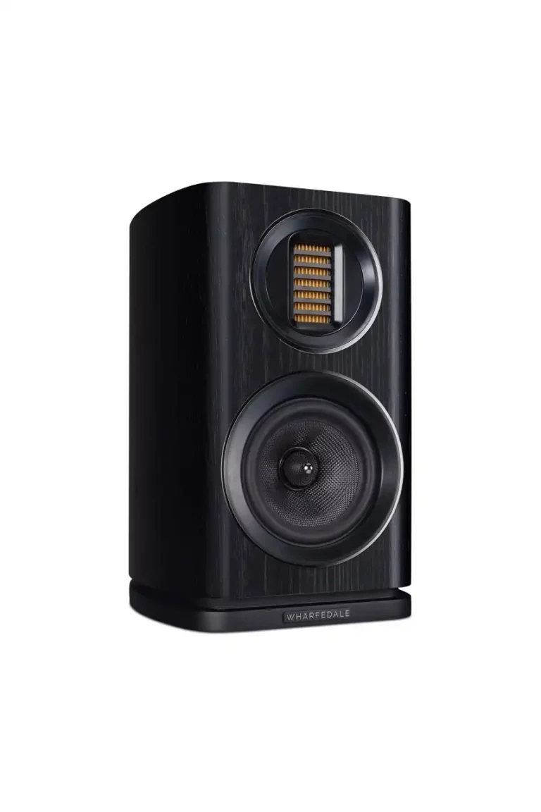 Wharfedale EVO 4.1 Enceintes d'Étagère en Chêne Noir Paire