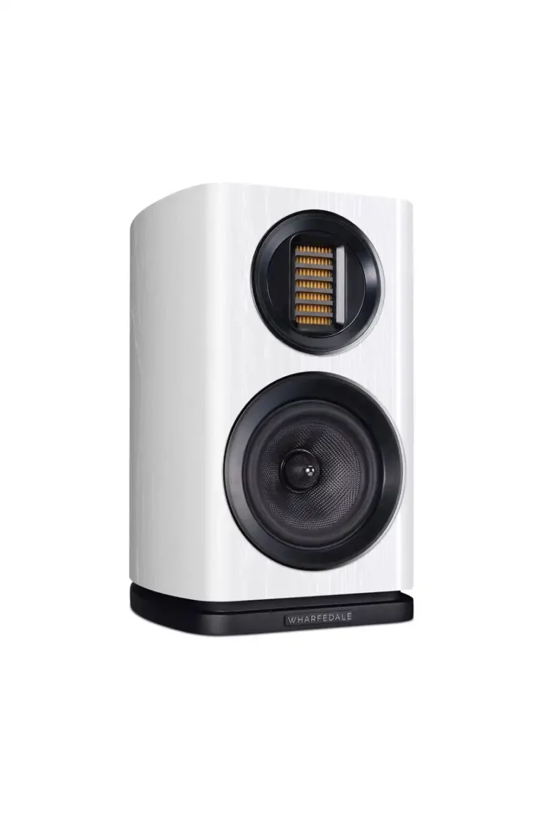 Wharfedale EVO 4.1 Enceintes d'Étagère en Chêne Blanc Paire