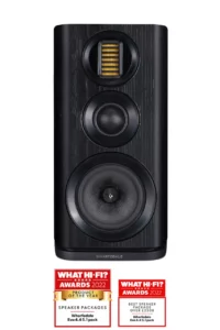 Wharfedale EVO 4.2 Enceintes d’Étagère en Chêne Noir Paire