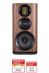 Wharfedale EVO 4.2 Enceintes d’Étagère en Noyer Paire