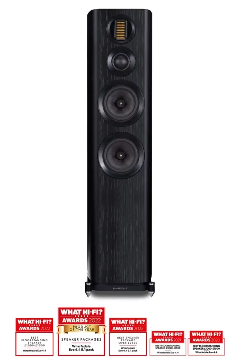 Wharfedale EVO 4.4 Black Oak Floorstanding Speakers Pair
