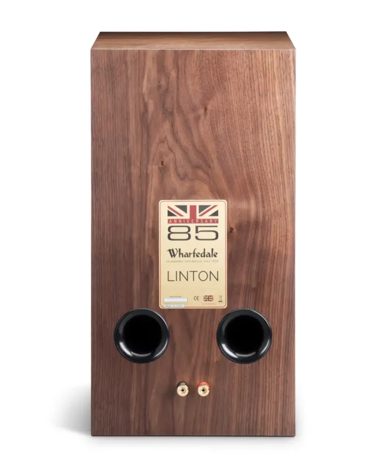 Wharfedale Linton Heritage Enceintes en Noyer avec Supports